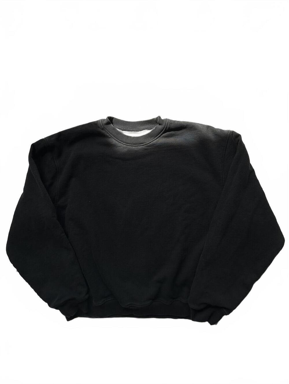 LAA Made in USA Blank Chrome Hearts Thermal Lined Crewneck